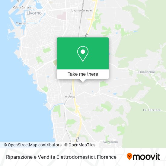 Riparazione e Vendita Elettrodomestici map