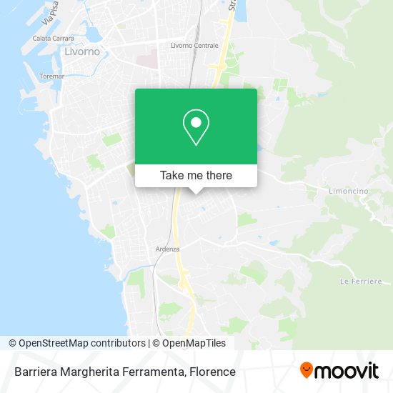 Barriera Margherita Ferramenta map