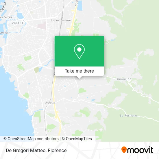 De Gregori Matteo map