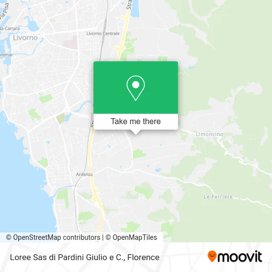 Loree Sas by Giulio Pardini & Co. map