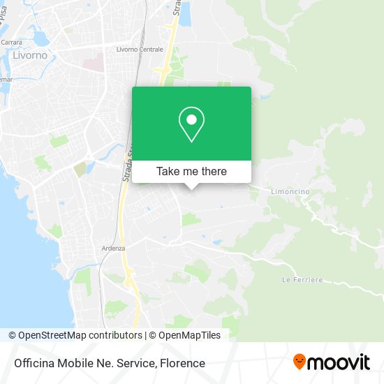 Officina Mobile Ne. Service map