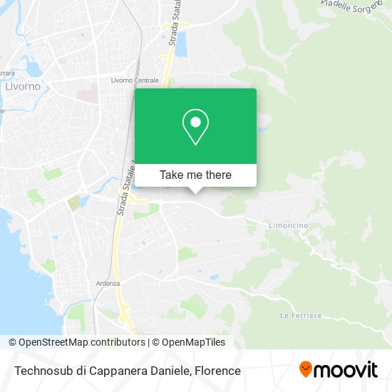 Technosub di Cappanera Daniele map
