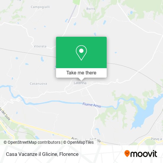 Casa Vacanze il Glicine map