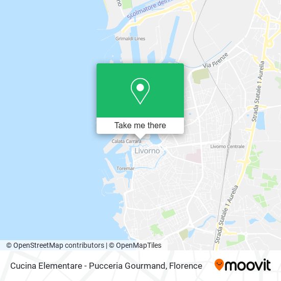 Cucina Elementare - Pucceria Gourmand map