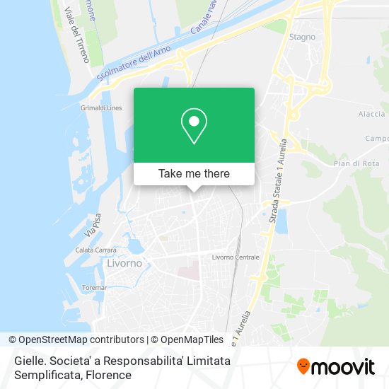 Gielle. Societa' a Responsabilita' Limitata Semplificata map
