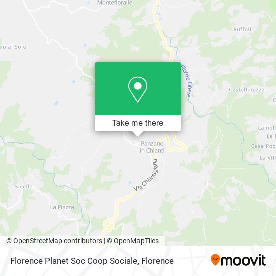 Florence Planet Soc Coop Sociale map
