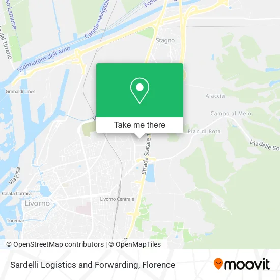 Sardelli Logistics and Forwarding map
