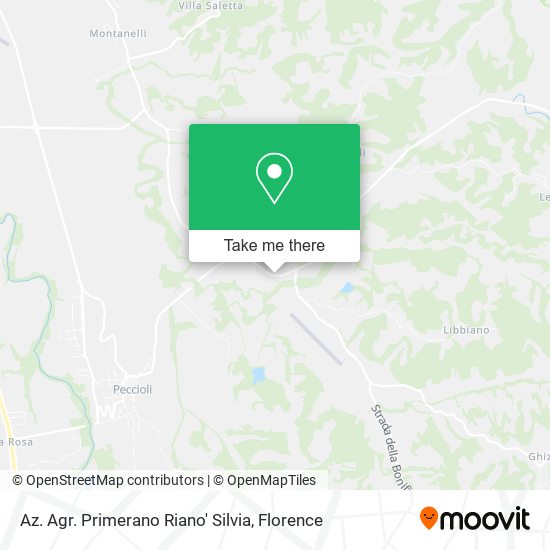 Az. Agr. Primerano Riano' Silvia map