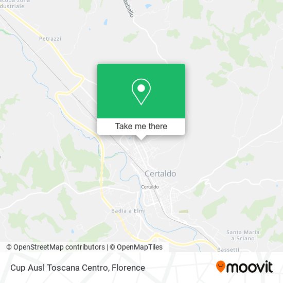 Cup Ausl Toscana Centro map
