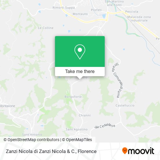 Zanzi Nicola di Zanzi Nicola & C. map