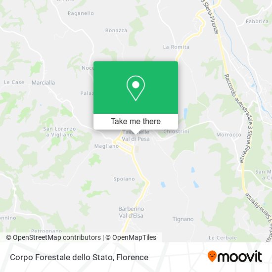 Corpo Forestale dello Stato map