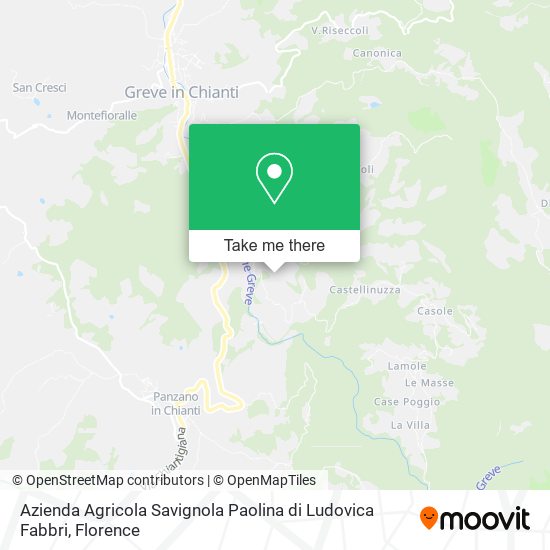 Azienda Agricola Savignola Paolina di Ludovica Fabbri map