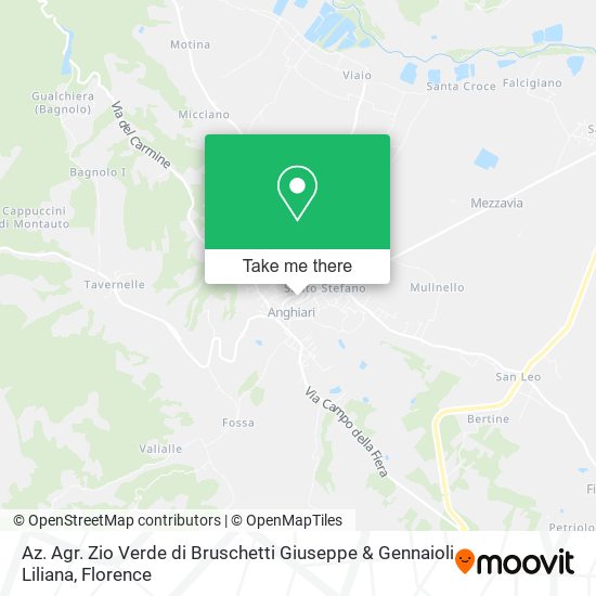 Az. Agr. Zio Verde di Bruschetti Giuseppe & Gennaioli Liliana map