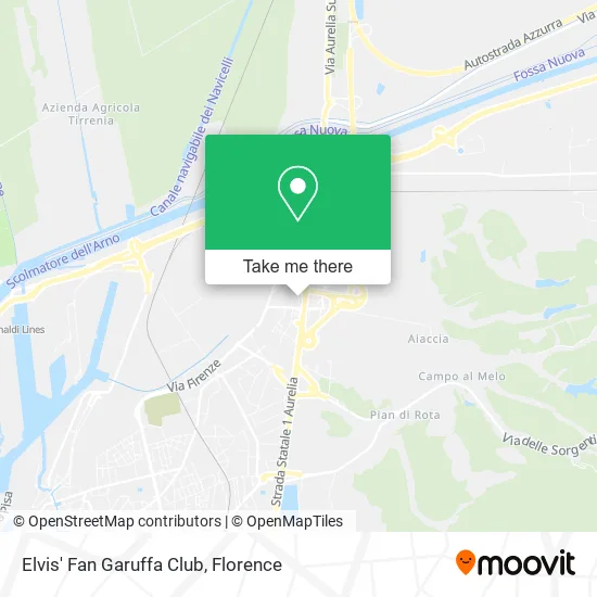 Elvis' Fan Garuffa Club map