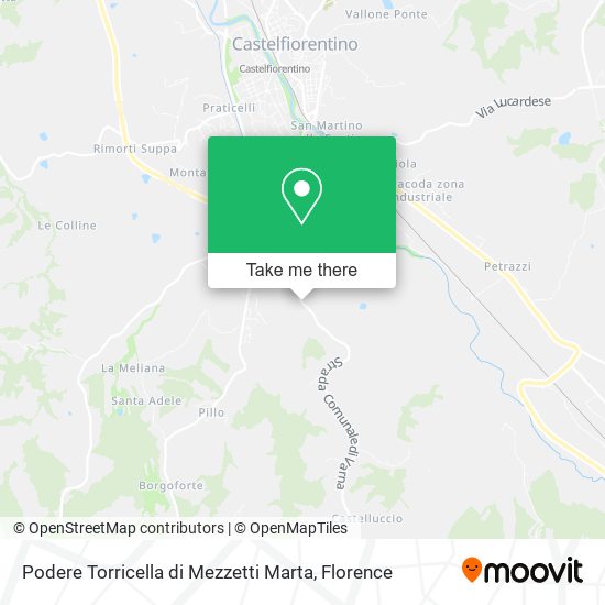 Podere Torricella di Mezzetti Marta map