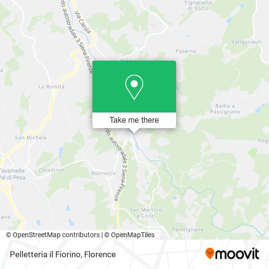 Pelletteria il Fiorino map