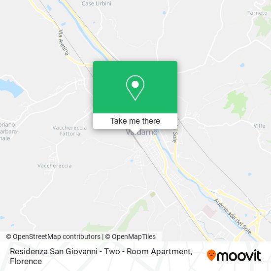 Residenza San Giovanni - Two - Room Apartment map