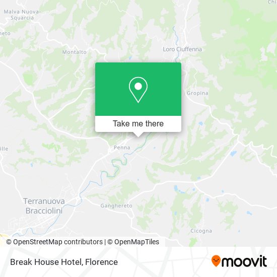 Break House Hotel map