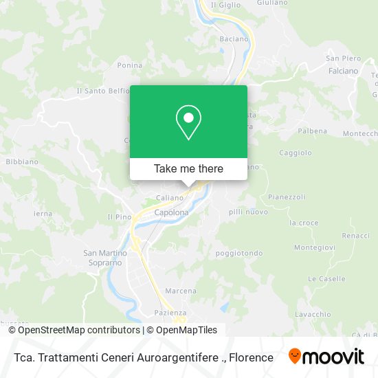 Tca. Trattamenti Ceneri Auroargentifere . map