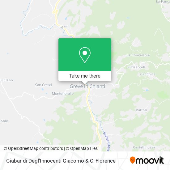 Giabar di Degl'Innocenti Giacomo & C map