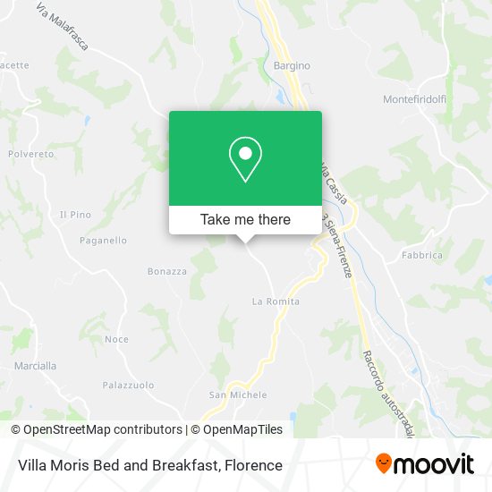 Villa Moris Bed and Breakfast map