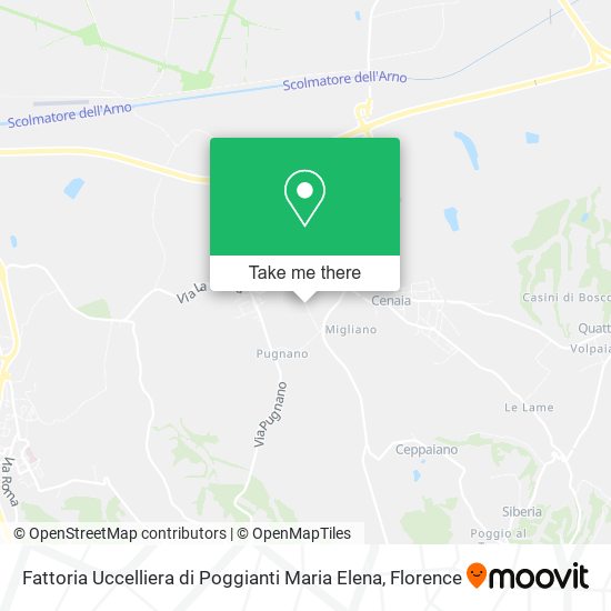 Fattoria Uccelliera di Poggianti Maria Elena map