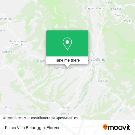 Relais Villa Belpoggio map