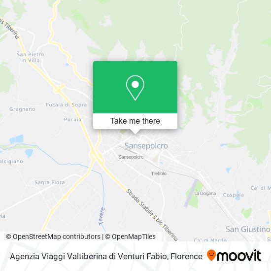 Agenzia Viaggi Valtiberina di Venturi Fabio map