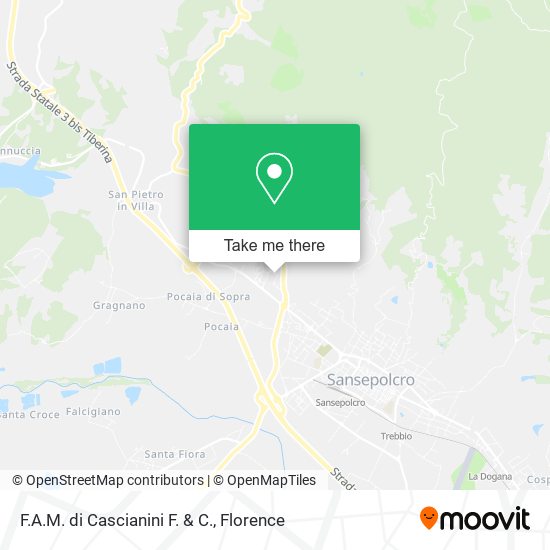 F.A.M. di Cascianini F. & C. map