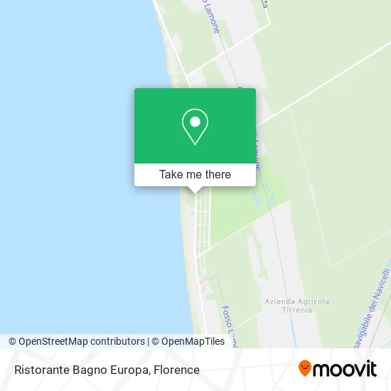 Europa Restaurant map