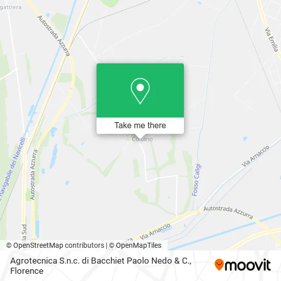 Agrotecnica SNC of Paolo Nedo Bacchiet & Co. map
