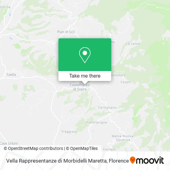 Vella Rappresentanze di Morbidelli Maretta map