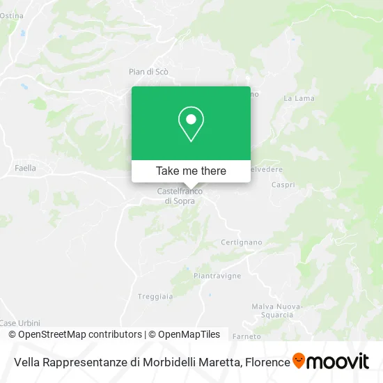 Vella Rappresentanze di Morbidelli Maretta map