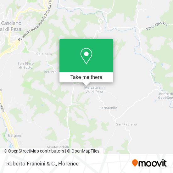 Roberto Francini & C. map