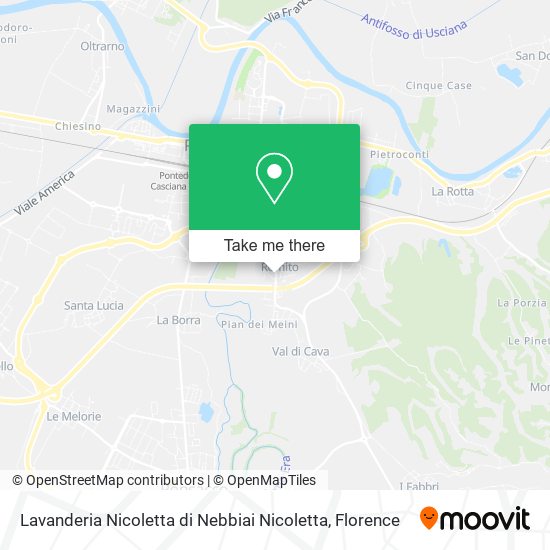 Lavanderia Nicoletta di Nebbiai Nicoletta map