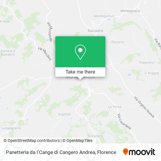 Panetteria da I'Cange di Cangero Andrea map