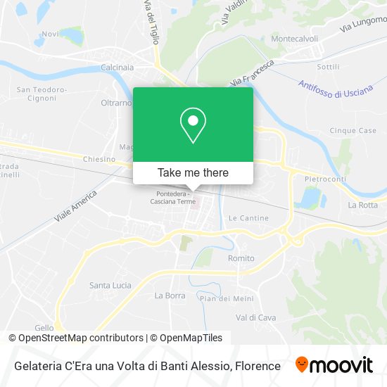 Gelateria C'Era una Volta di Banti Alessio map