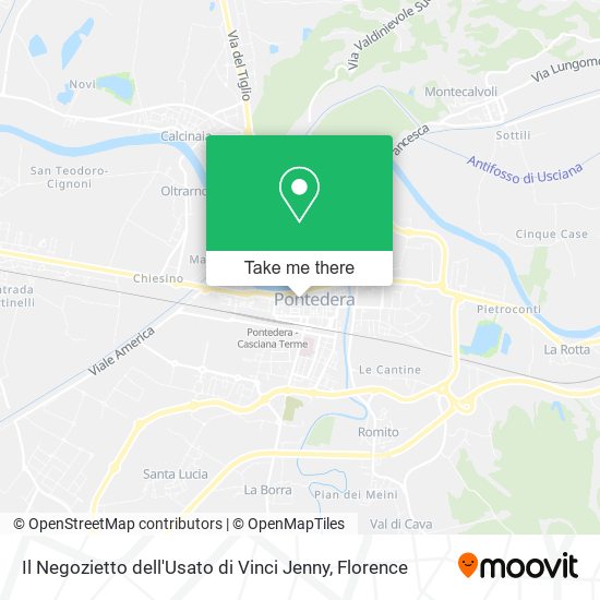 Il Negozietto dell'Usato di Vinci Jenny map