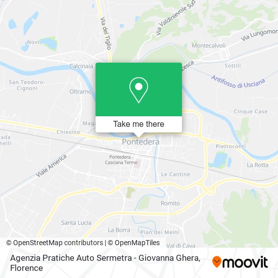 Agenzia Pratiche Auto Sermetra - Giovanna Ghera map
