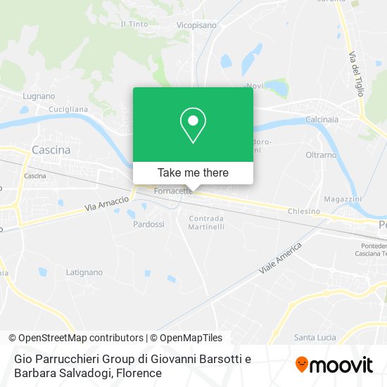 Gio Parrucchieri Group di Giovanni Barsotti e Barbara Salvadogi map