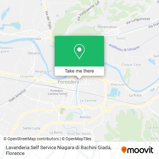 Lavanderia Self Service Niagara di Bachini Giada map