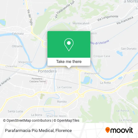 Parafarmacia Più Medical map