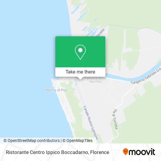 Boccadarno Equestrian Center Restaurant map