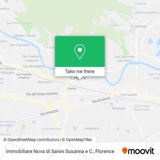 Immobiliare Nova di Sanini Susanna e C. map