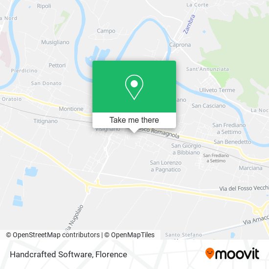 Handcrafted Software map