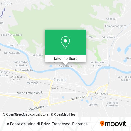 La Fonte del Vino di Brizzi Francesco map