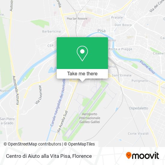 Centro di Aiuto alla Vita Pisa map