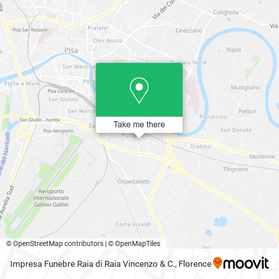 Impresa Funebre Raia di Raia Vincenzo & C. map
