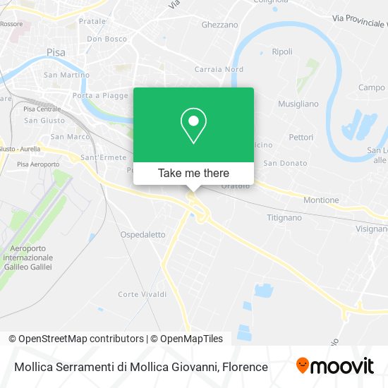 Mollica Serramenti di Mollica Giovanni map