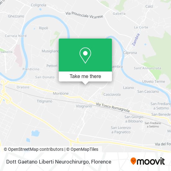 Dott Gaetano Liberti Neurochirurgo map